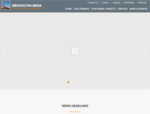 Tablet Screenshot of bridgeconindia.com